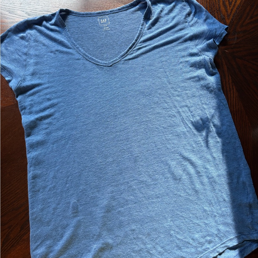GAP Women's Casual Blue Tee